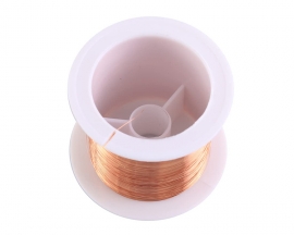 Enameled Copper Wire, 0.1mm×50m Magnet Winding Wire Transformer Insulated Copper Coil, Withstand Voltage 3000-5000V